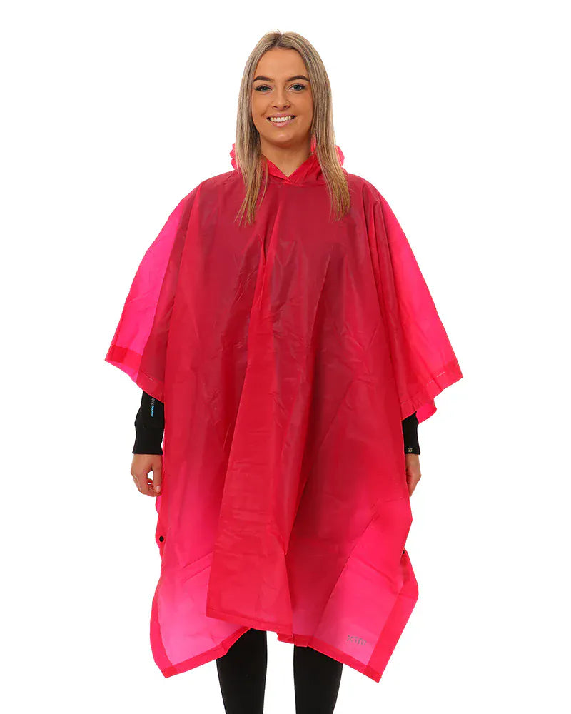XTM Performance Ponchos Stash Packable Rain Poncho