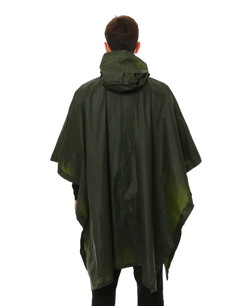 XTM Performance Ponchos Stash Packable Rain Poncho