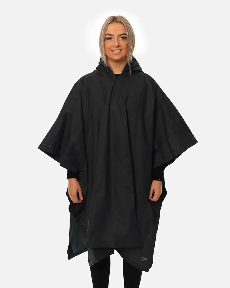XTM Performance Ponchos Stash Packable Rain Poncho
