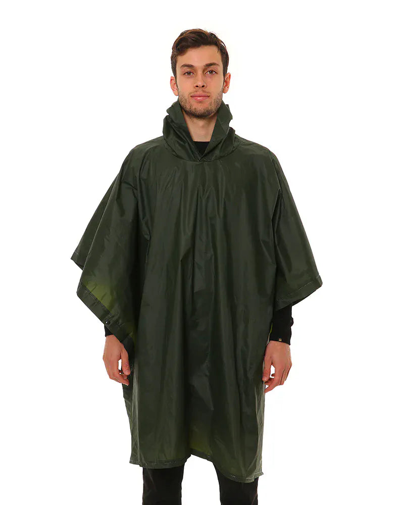 XTM Performance Ponchos Stash Packable Rain Poncho