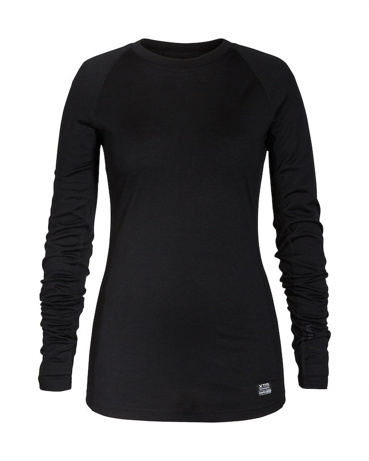 XTM Performance Women's Top Black / 8 Active200 Merino Womens Top ML017-BLK-08