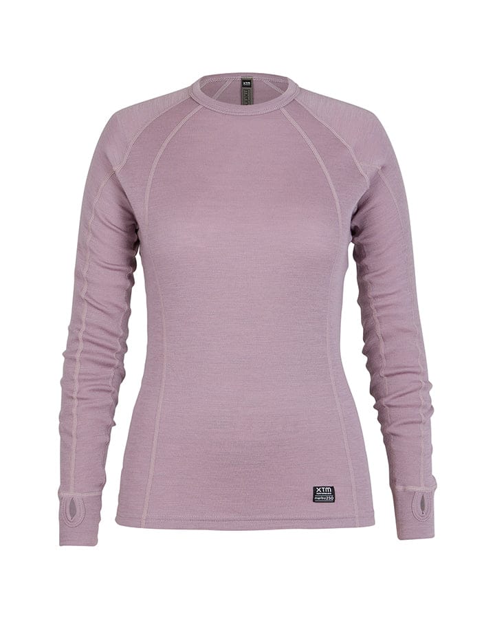 XTM Performance Women's Top Fog / 8 Alpine230 Merino Womens Long-sleeve Top ML001-FOG-08