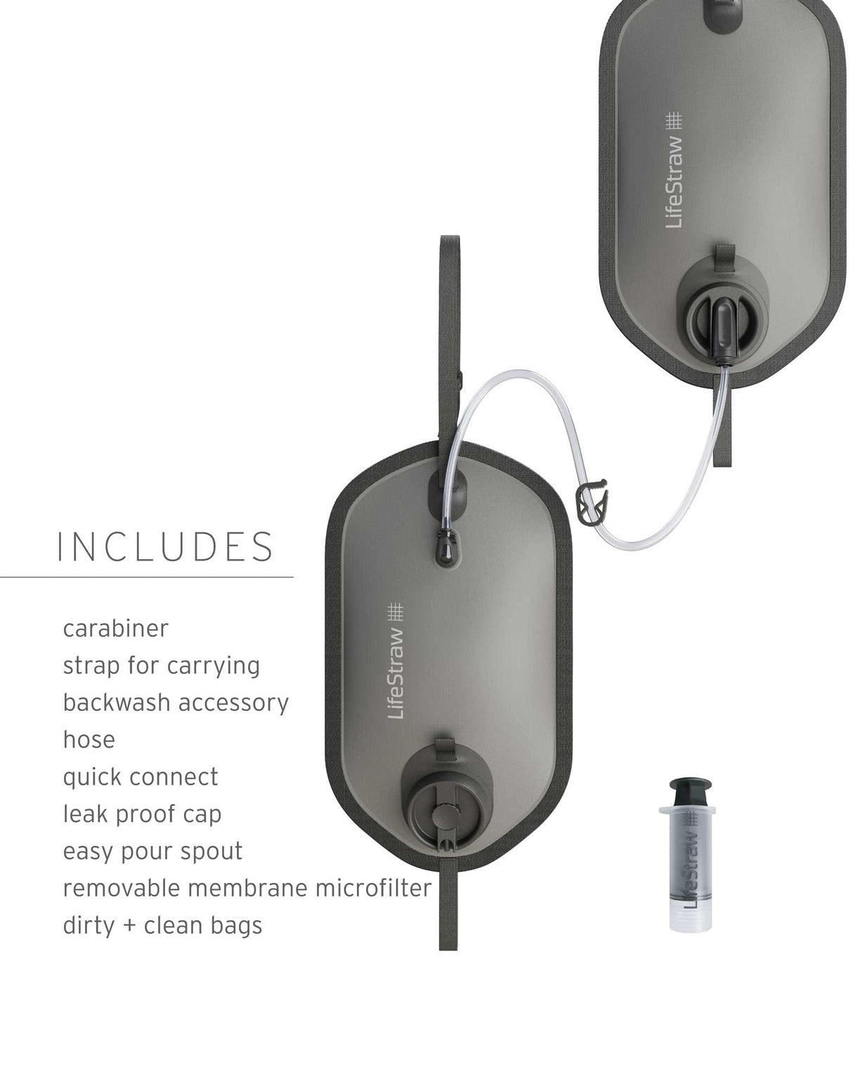 Lifestraw Water Treatment Gravity Filter System Peak Series