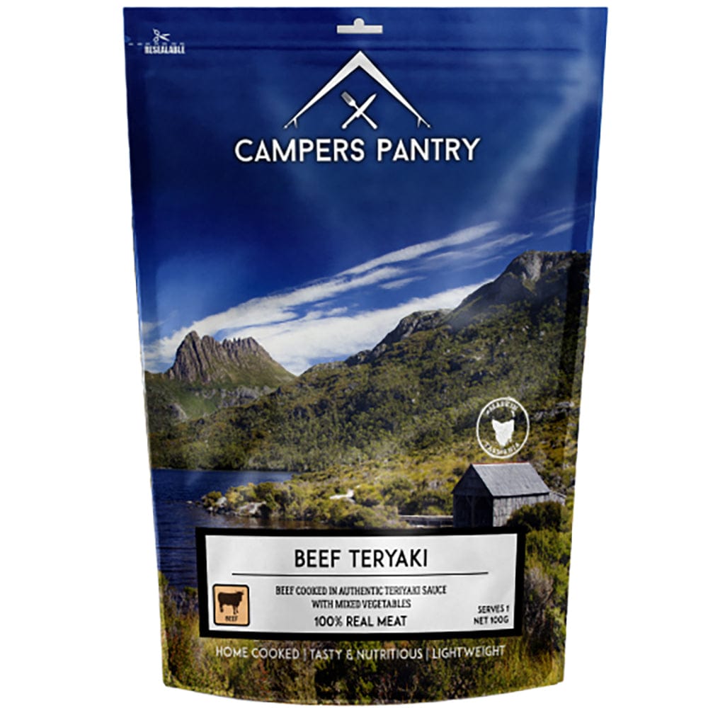 campers pantry Dehydrated Meals Single Serve / Beef Teriyaki Freeze-dried Dinner Meals CPBT10017