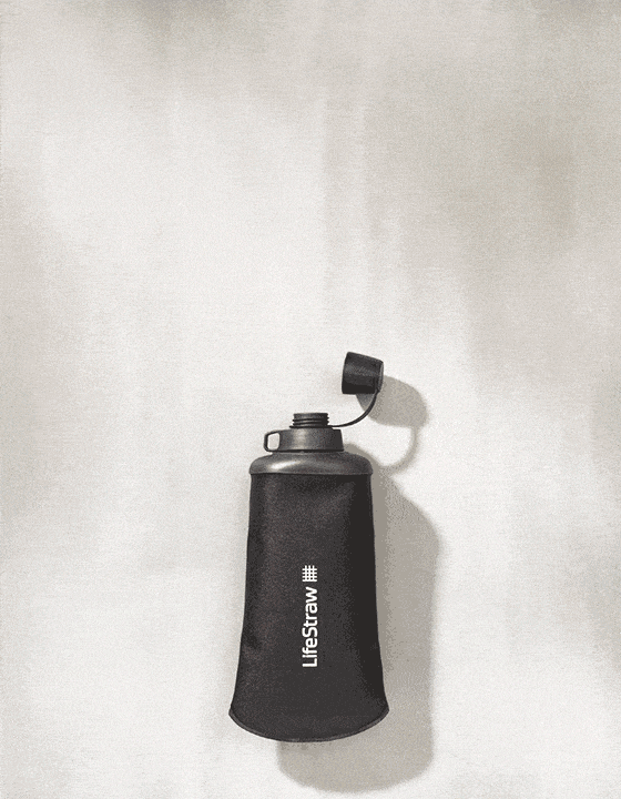 Lifestraw Water Treatment Collapsible Squeeze Bottle With Filter Peak Series