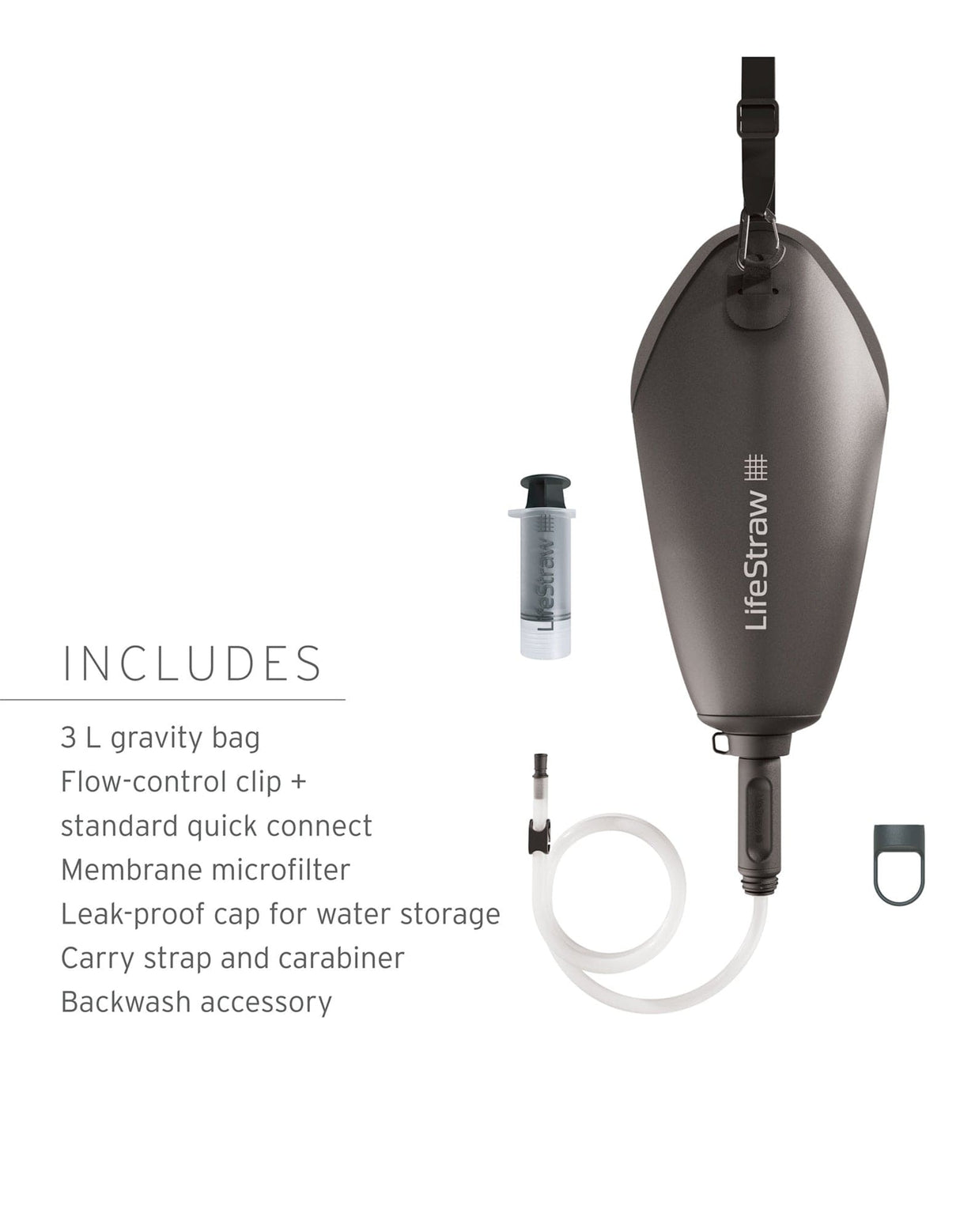 Lifestraw Water Treatment Gravity Filter System Peak Series