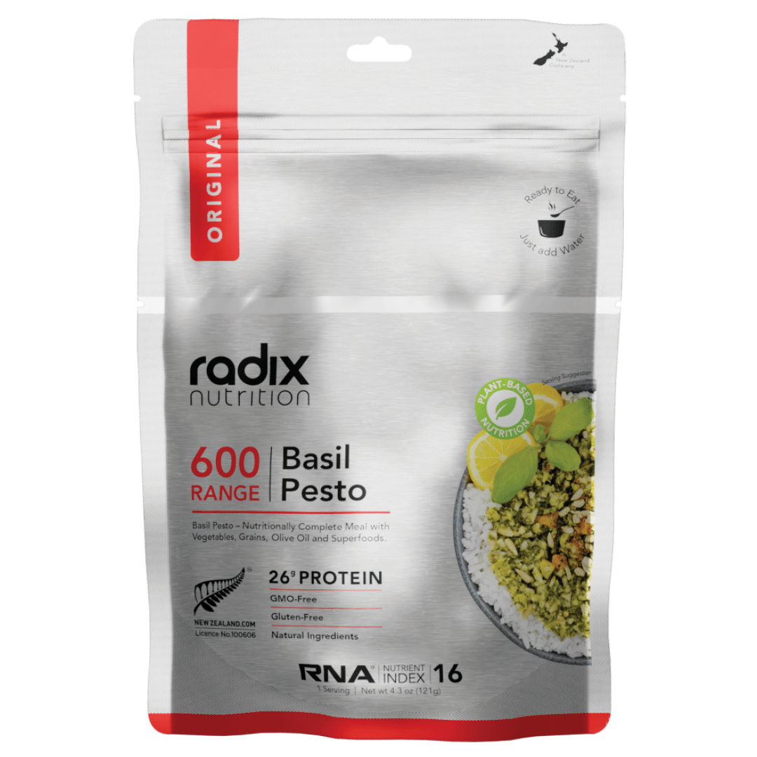 radix Dehydrated Meals Double Serve (600 kcal) / Basil Pesto Original Meals v8.0 9421907102863