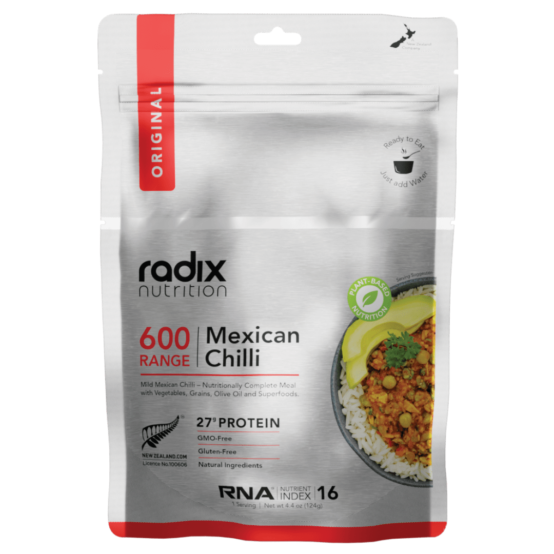 radix Dehydrated Meals Double Serve (600 kcal) / Mexican Chilli Original Meals v8.0 9421907102825