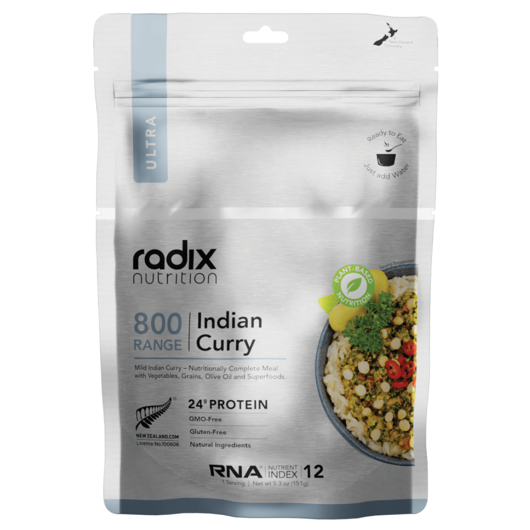 radix Dehydrated Meals Double Serve (800 kcal) / Indian Curry Ultra Meals v8.0 9421907102665