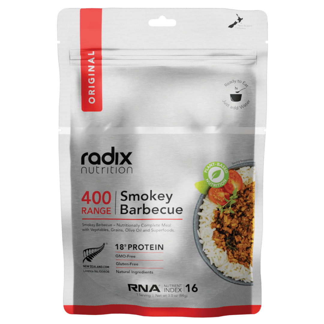 radix Dehydrated Meals Single Serve (400 kcal) / Smokey Barbecue Original Meals v8.0 9421907102788
