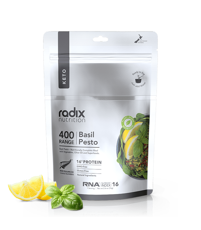 radix Dehydrated Meals Single Serve (600 kcal) / Basil Pesto Keto Meals v8.0 9421907102610