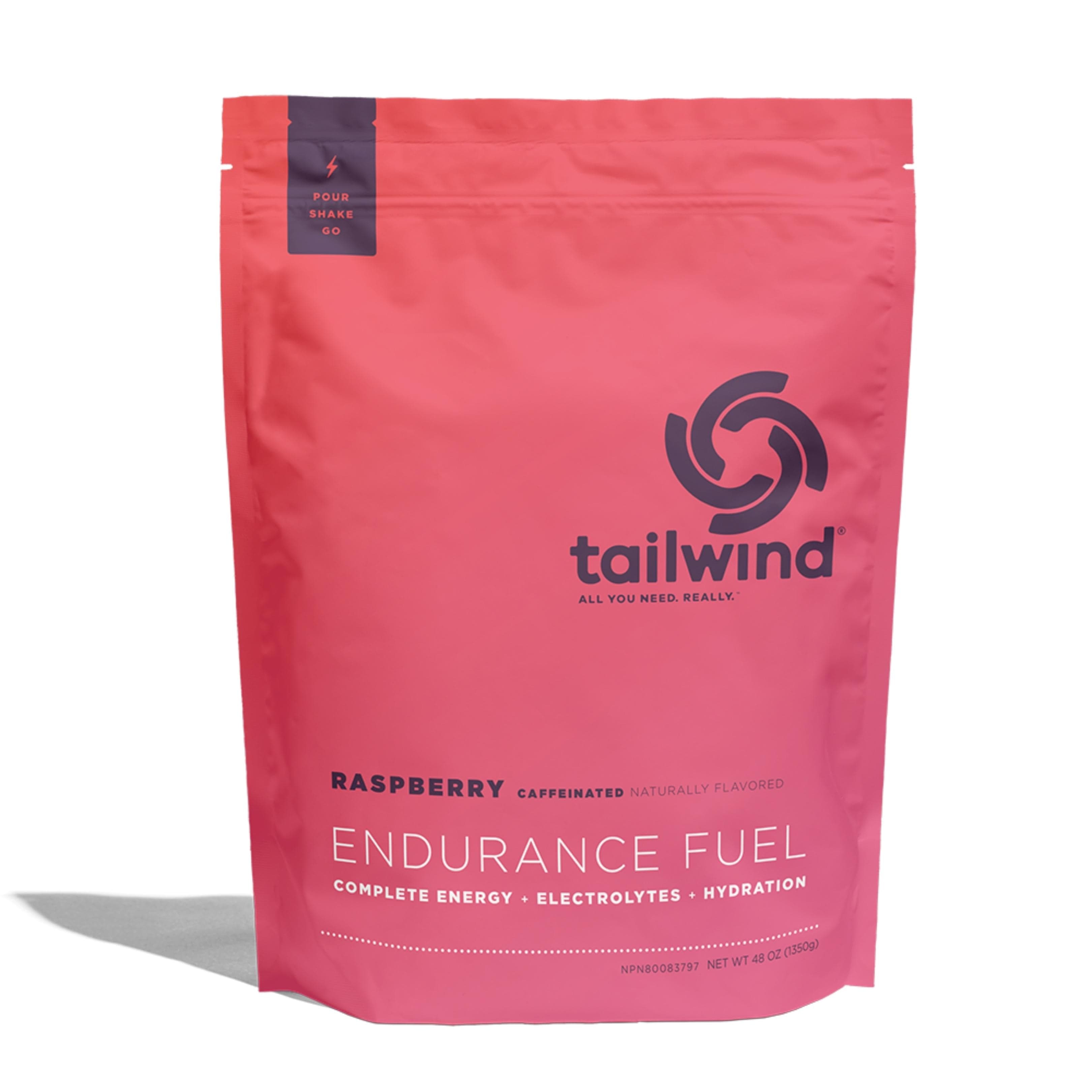 tailwind Nutrition Supplement Medium (30 servings) / Raspberry (36mg Caffeine) Endurance Fuel Drink Mix 8 55283 00509 5