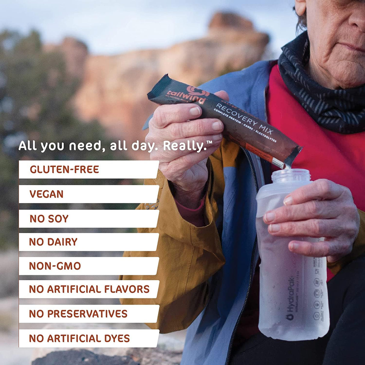 Tailwind Nutrition Supplement Rebuild Recovery Drink Mix