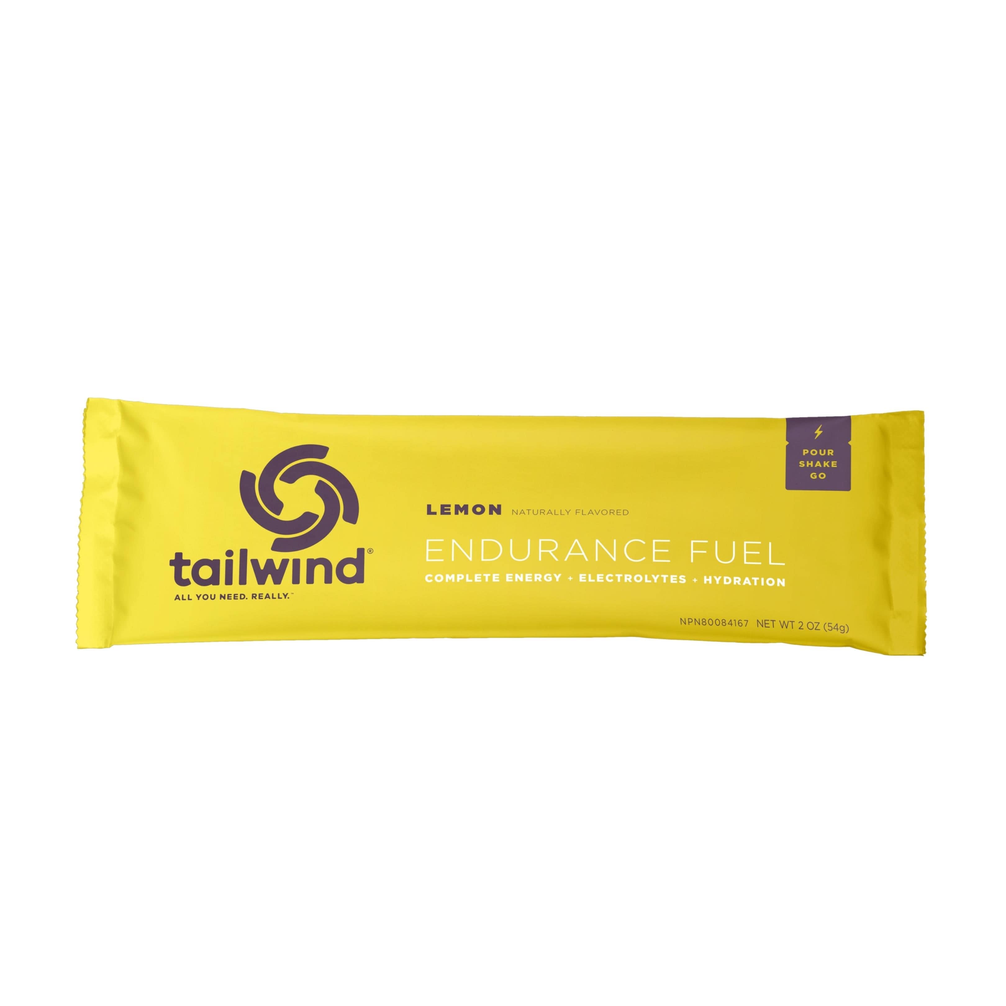 tailwind Nutrition Supplement Stick (2 servings) / Lemon Endurance Fuel Drink Mix 8 55283 00502 6