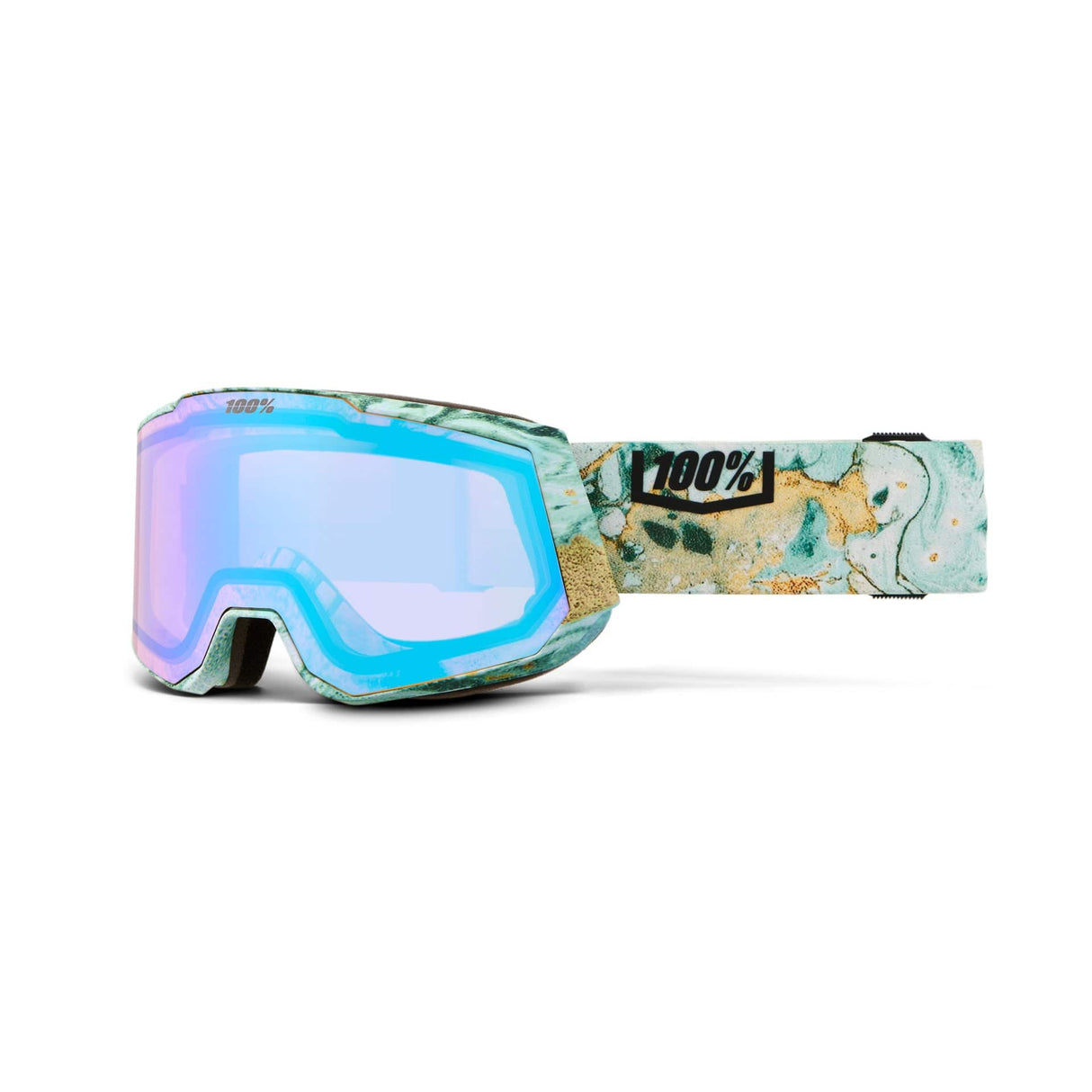 100% Snow Goggles Snowcraft XL Goggle Fossil Express - HiPER Deep Red w/Copper Mirror 51002-00006