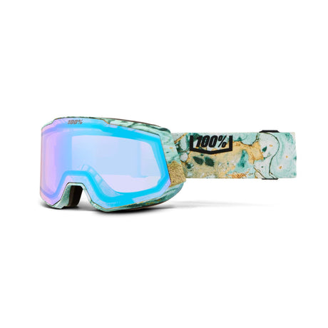 100% Snow Goggles Snowcraft XL Goggle Fossil Express - HiPER Deep Red w/Copper Mirror 51002-00006