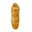 Nemo Disco down sleeping bag in Chai gold, laid flat from above