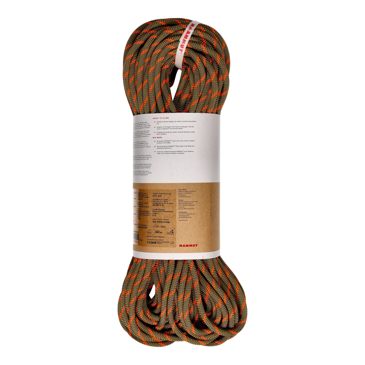 8.0 Alpine Dry Rope