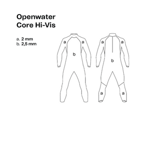 OpenWater Core Hi-Vis Womens Wetsuit - CLEARANCE*