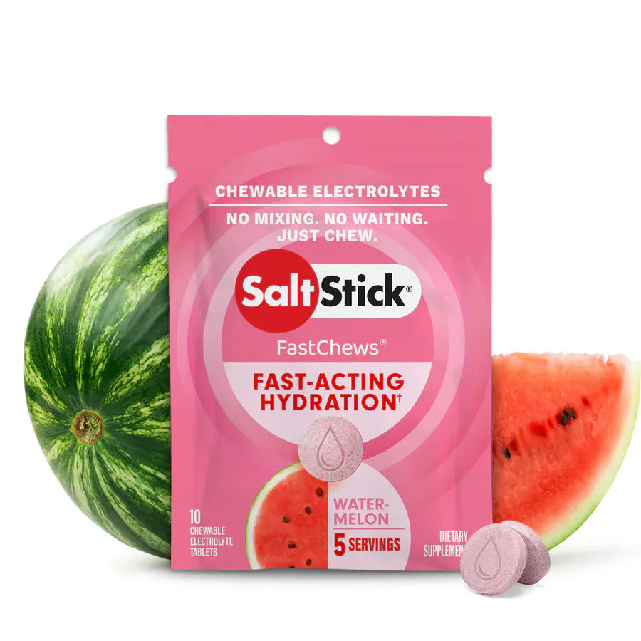 SaltStick Electrolyte Tablets Single / Watermelon Fastchews Chewable Electrolyte Tablets 12-03-3010