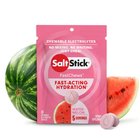 SaltStick Electrolyte Tablets Single / Watermelon Fastchews Chewable Electrolyte Tablets 12-03-3010
