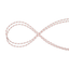 Mammut 10.0 Performance Static Rope in white with a red pattern, laid in a figure-eight loop