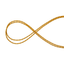 Mammut 10.0 Performance Static Rope in yellow with black flecks, laid in a figure-eight loop