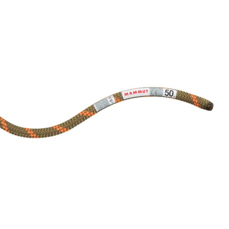 Mammut Climbing Rope Boa/Safety Orange / 50m 8.0 Alpine Dry Rope 2010-04350-11240-1050