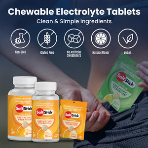 SaltStick Electrolyte Tablets Fastchews Chewable Electrolyte Tablets