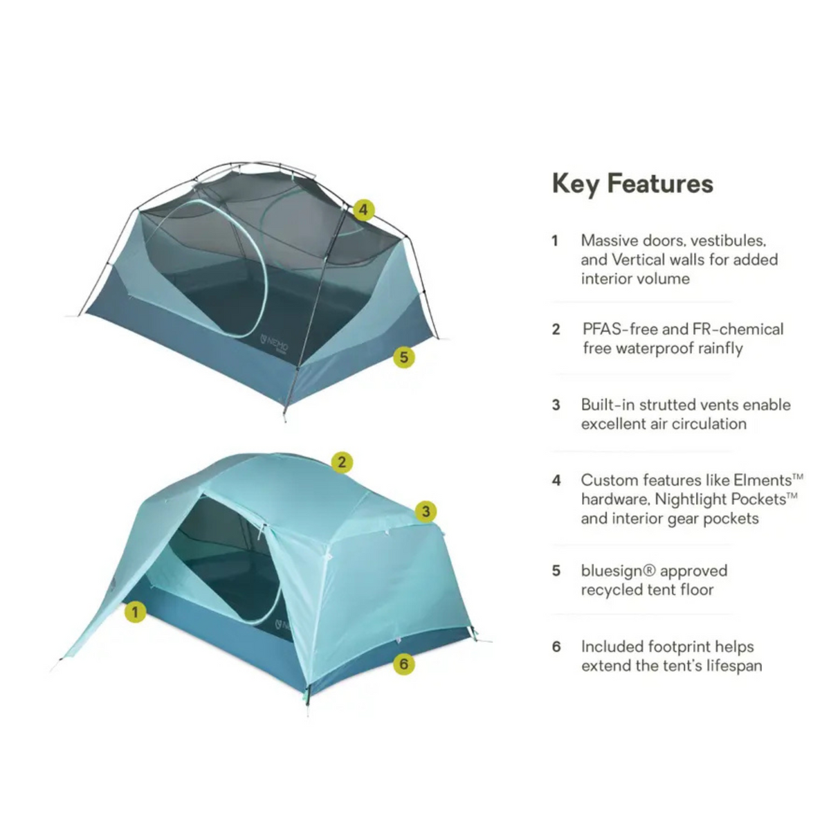 Aurora Backpacking Tent & Footprint