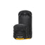 Evac HD Compression Dry Bag 8 L shown full and beside a strapped-down compressed bag