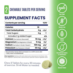 SaltStick Electrolyte Tablets Fastchews Chewable Electrolyte Tablets