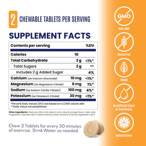 SaltStick Electrolyte Tablets Fastchews Chewable Electrolyte Tablets