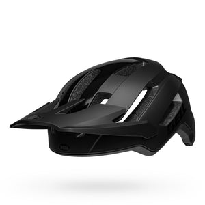 Bell 4Forty Air MIPS mountain bike helmet in matte black, front three-quarter view from the other side
