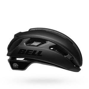Bell XR Spherical helmet in matte/gloss black, side profile