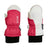 Pair of XTM Kids Space snow mitts in Magenta pink with white palm and black fleece cuff