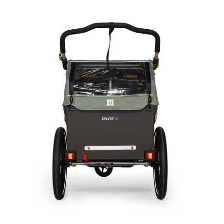 Burley D'Lite X Double bike trailer, green