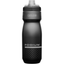 CamelBak Podium bottle in Black, taller size, front view with grey Podium logo
