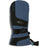 XTM Kids Miso II mitt in Indigo, back of hand showing the heat pocket zip and wrist strap
