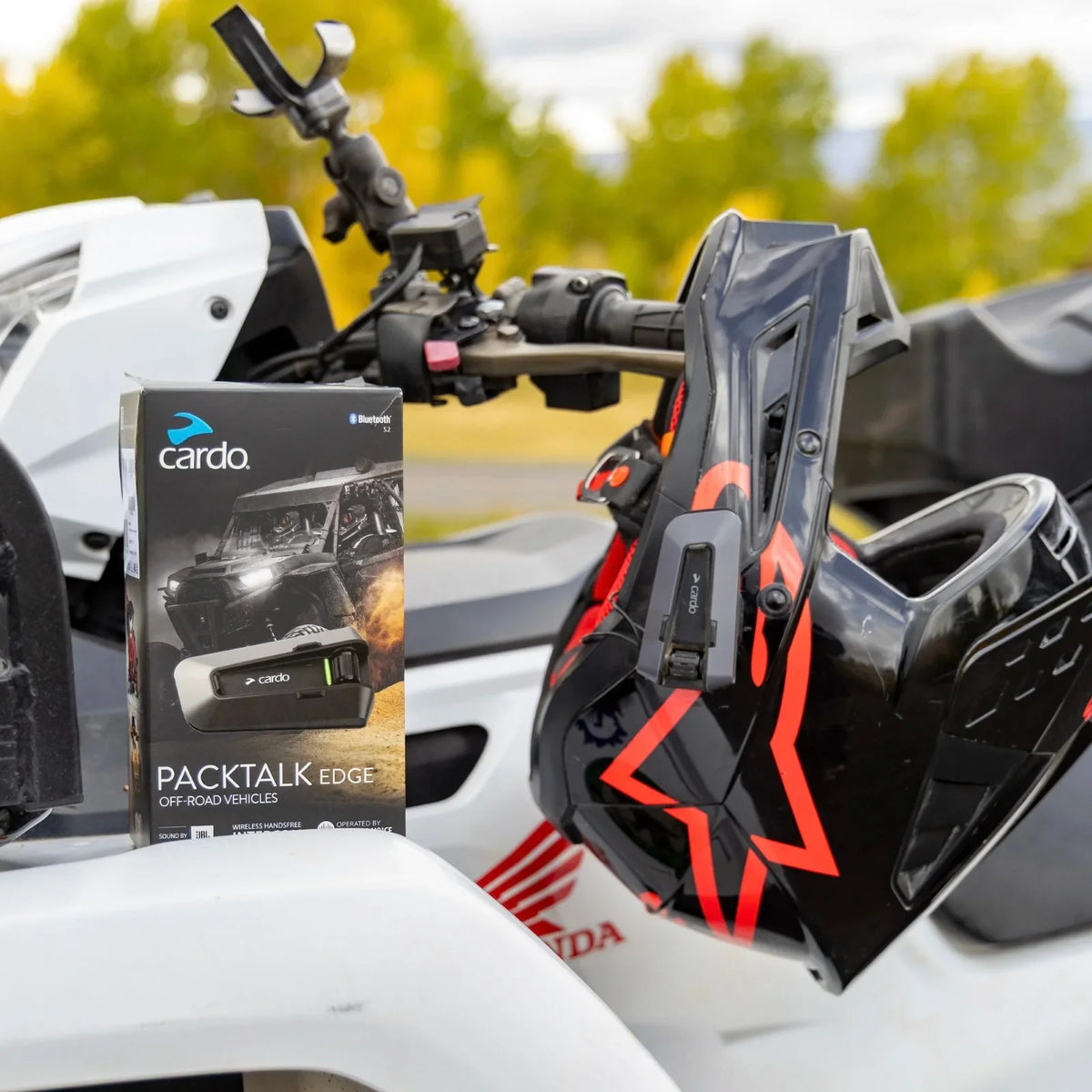 Cardo Packtalk Edge ORV Helmet Intercom - Single 8