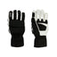 Pair of XTM Velocity World Cup snow gloves, black SUPERFABRIC back and white leather palm