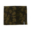 XTM Kids Microfleece X neck gaiter in Army Camo green camouflage fleece, laid flat
