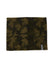 XTM Kids Microfleece X neck gaiter in Army Camo green camouflage fleece, laid flat