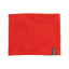 XTM Kids Microfleece X neck warmer in Lava red-orange fleece with the XTM label on the edge