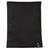 XTM Kids Tempo neck tube in plain Black jersey with the XTM woven label, laid flat