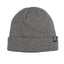 Light Grey XTM Men's Woodie Thinsulate beanie, marled knit with roll-up cuff and small XTM label