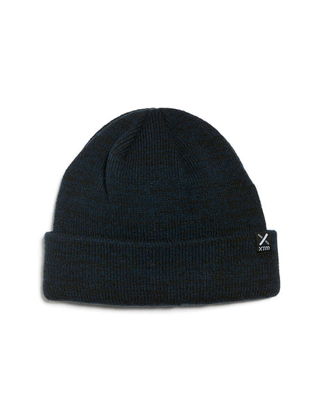 Navy Marle XTM Men's Woodie Thinsulate beanie with cuffed hem and black XTM tab