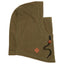 Kalamata XTM Wanderer II recycled fleece hood, olive green, side profile with adjustable lace