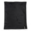 XTM Tempo neck warmer in Black, laid flat to show the tube shape and woven XTM label