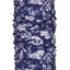XTM Tempo neck tube in Flowerfields, deep navy with a white and lilac floral print, standing upright